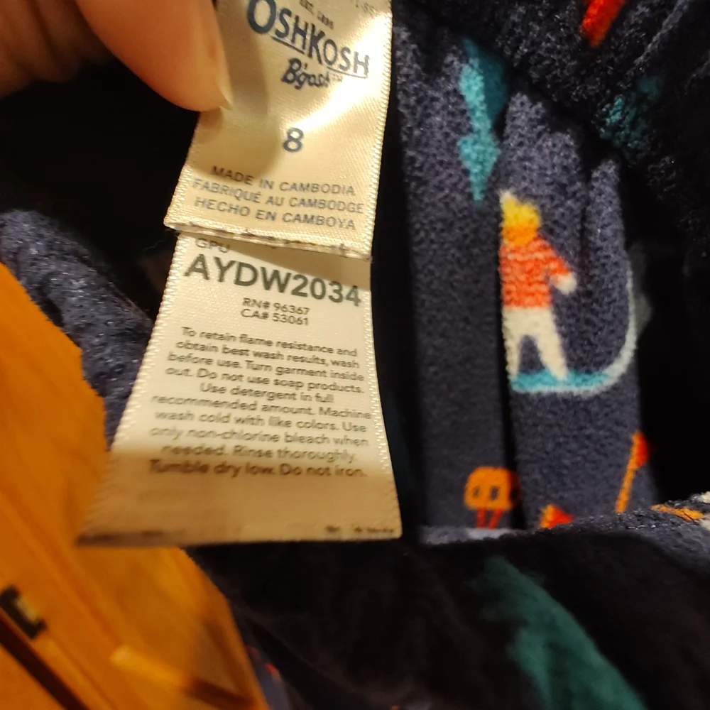 OshKosh B'gosh Youth Skier Fleece Pajama Bottoms